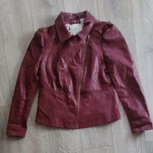 Anthropologie Vegan Learher Jacket